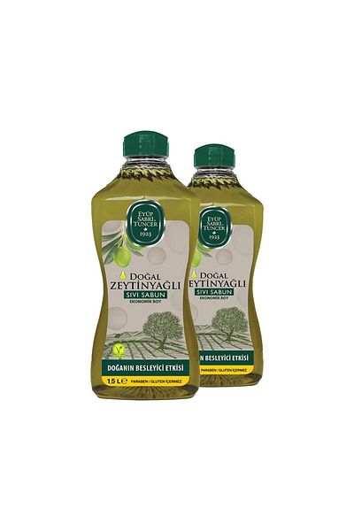 Eyüp Sabri Tuncer Natural Olive Oil Liquid Soap 1.5 Lt X 2