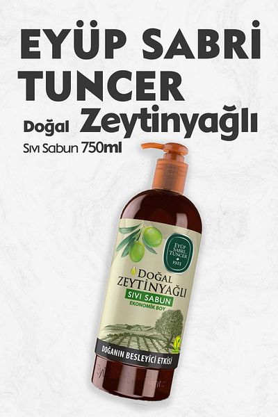 Eyüp Sabri Tuncer Zeytinyağlı Sıvı Sabun 750 ml