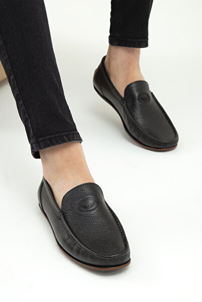 Tamer Tanca Чоловічі туфлі водія з натуральної шкіри 01 20888 Erk Ayk Sk2223