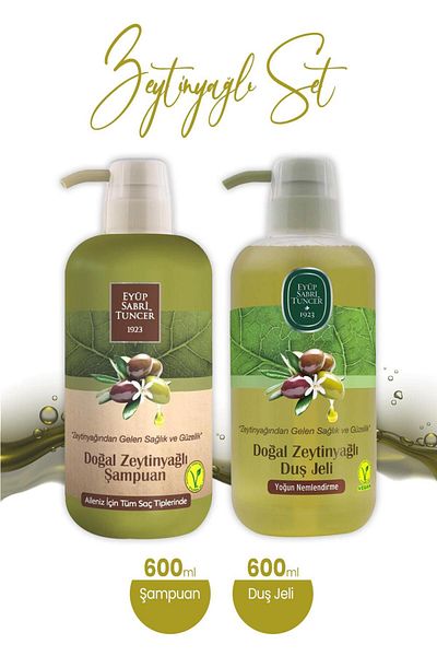 Eyüp Sabri Tuncer Natural Shampoo and Shower Gel with Olive Oil