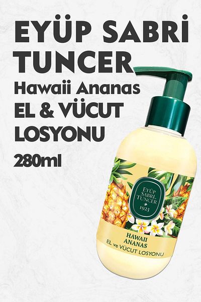 Eyüp Sabri Tuncer 280 ml Hawaii Pineapple Hand and Body Lotion