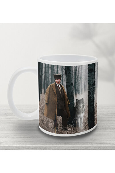 Hazellica كوب بورتريه كبير للزعيم مصطفى كمال أتاتورك