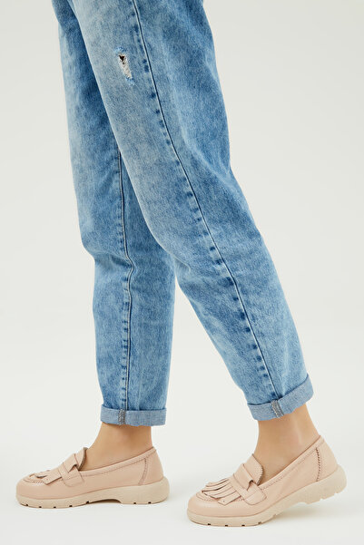 Tamer Tanca Дамски мокасини от естествена кожа 33 8890-1 Bn Ayk Y23