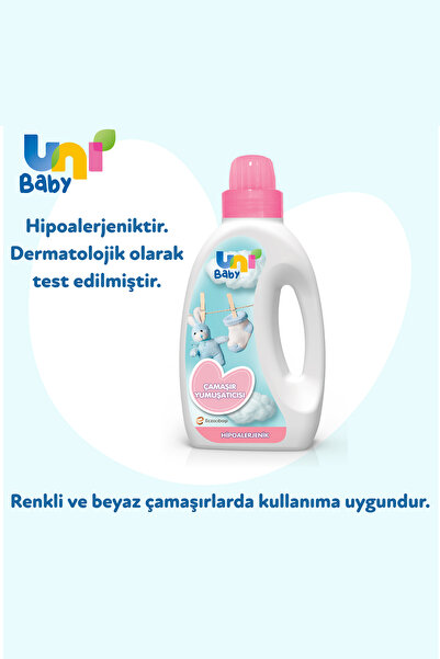 Uni Baby Avantaj Seti Bebek Yumuşatıcısı 1500 ml X2 Bebek Deterjanı 1500 ml X2