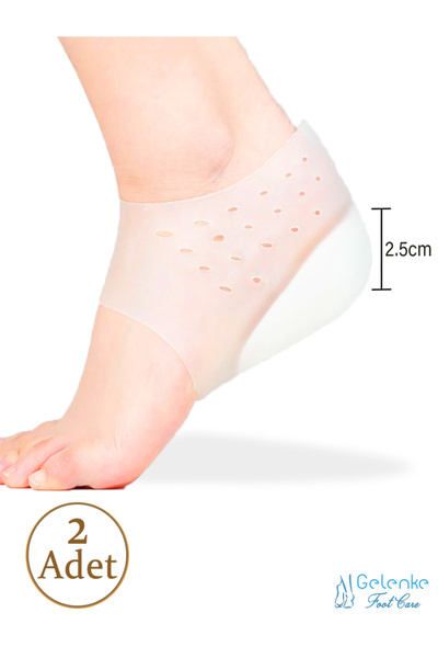 Gelenke Şeffaf Gizli Topuk 2,5 Cm Boy Uzatıcı Ayakkabı Tabanlığı