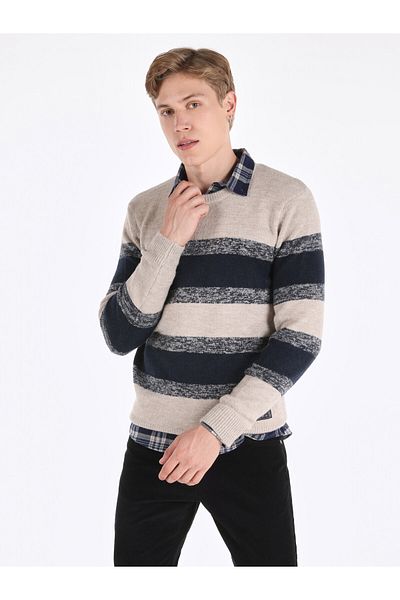 Colin's Pulover pentru bărbați bej