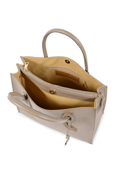 19V69 Italia by Versace GRAY TAUPE Handbag For Women/Girls