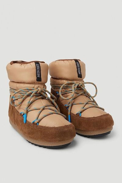MOON BOOT Alacsony velúr nylon 24010400-001