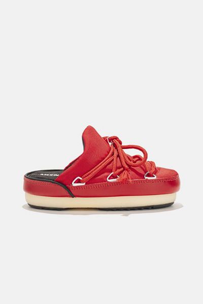 MOON BOOT Rote Hausschuhe für Frauen/Mädchen