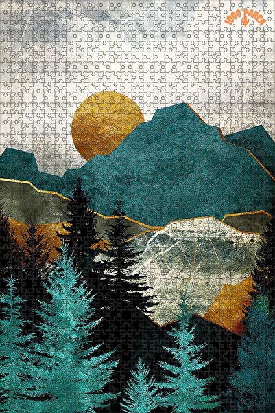 Teona Ahşap Poster Çerçevesiz Premium Dekoratif Çift Katlı Çerçeveli Asılabil...