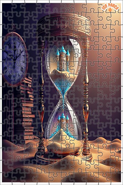 Teona Ahşap Her Son Bir Başlangıç Duvar Saati Çift Katlı Çerçeveli Asılabilir...