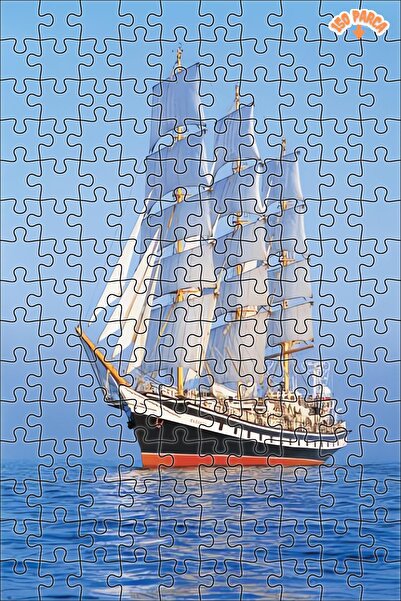 Teona Ahşap Okyanusun Ortasındaki Gemi Dekoratif Çift Katlı Çerçeveli Asılabi...