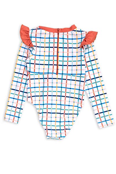 Ozmoz By Mukadder Özden Reborn Long Sleeve UV Protection Recycle Girls' Swimsuit