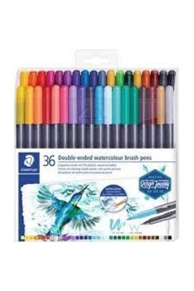 Staedtler 0.3mm Triplus Fineliner Marker Coloring Pen 334 Neon Pastel 4, 6,  26, 36 Colors Set 