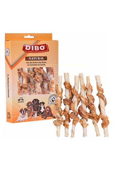 Dibo Tavuklu Burgu Çubuk Çiğneme Köpek Ödülü 50 gr