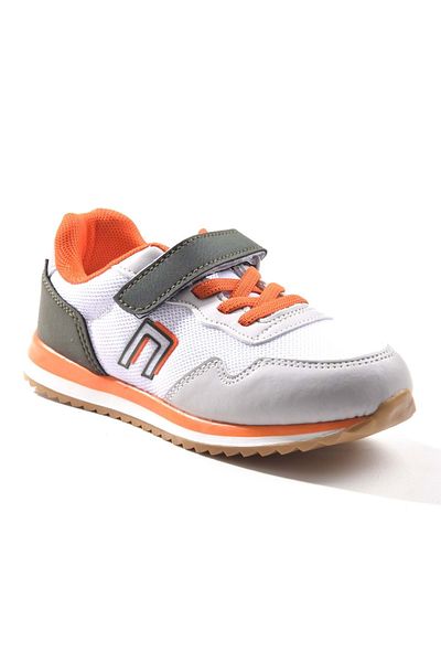 Cool Pantofi sport pentru copii Praga alb-portocaliu