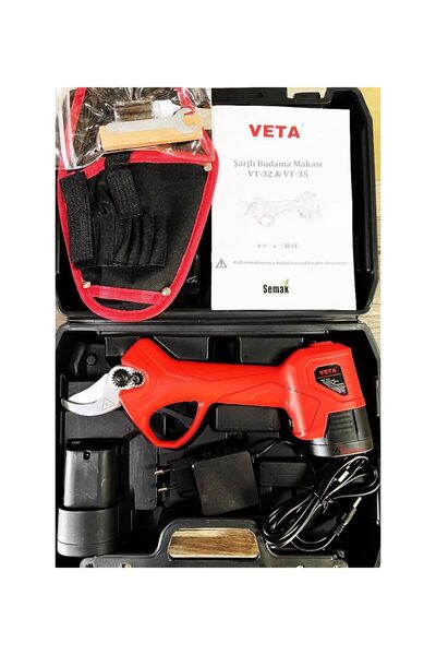 Veta Vt-35 Akülü Budama Makası Çift Akü