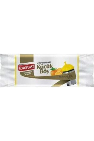 BKS Koroplast Garbage Bag Small 30 Pieces Mandarin 40*45