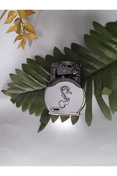 KdrElektronik Gazlı Işıklı Çakmak Lüx Ürün Metal Gövde Grı Renk Pürmüz Çakmak