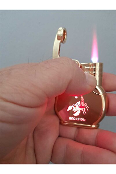 KdrElektronik Işıklı Gazlı Çakmak Yeni Ürün Rüzgar Geçirmez Lüx Çakmak Gazlı Çakmak Pürmüz