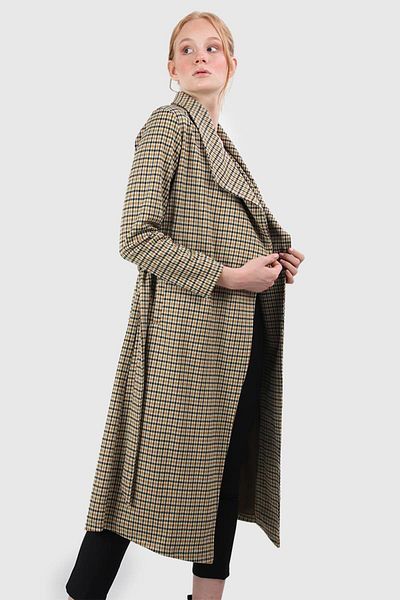 ALEXANDERGARDI Belted Unlined Overcoat (B20-138006)