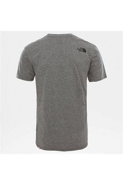 THE NORTH FACE M S/S SIMPLE DOME TEE Light Gray Men's T-Shirt 100480888