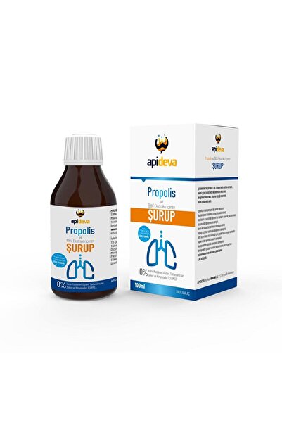 apideva Propolisli Bitkisel Öksürük Şurup (HELAL BELGELİ)