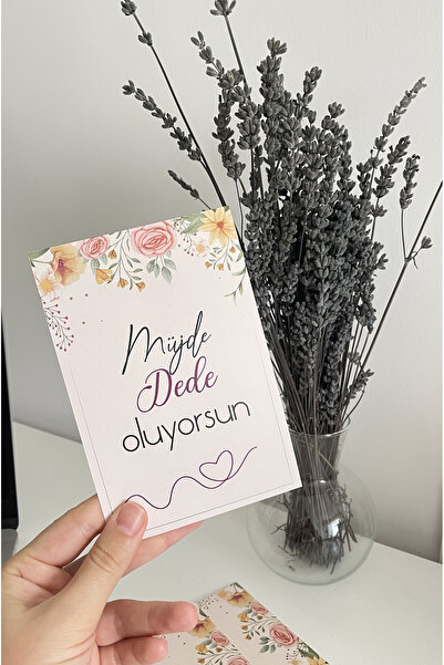 Tasarımco You Are Becoming a Grandfather Good News Card