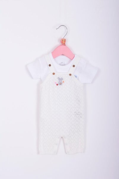 Minora Askılı Şort Salopet Zıbın Takım Kemik