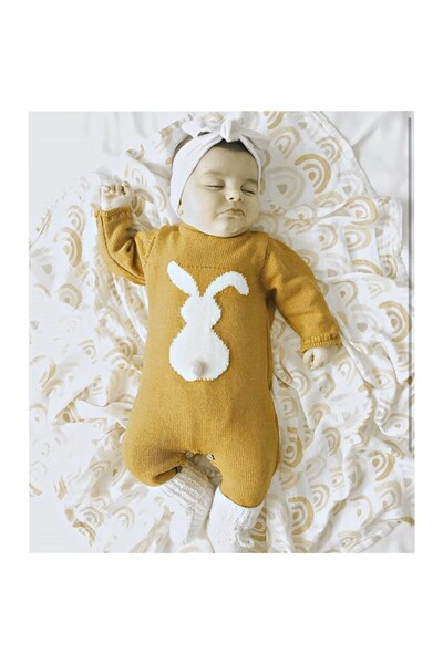 Minora Rabbit Jumpsuit Mustard