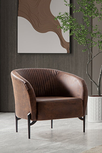 MOBETTO Cross Berjer Salon&oturma Odası - Kahve