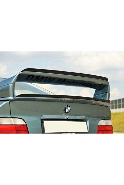 NamTuning BMW E36 Uyumlu Spoyler Üstü Çıta Ok Spoiler Cap Parlak Siyah
