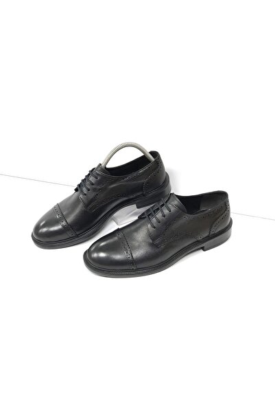 KAFKASLAR AYAKKABI KAFKASLAR GENUINE LEATHER MEN'S CLASSIC STRING SUIT DRESS SHOES
