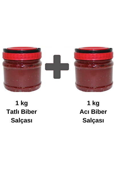 Genel Markalar 1 Kg Domates Salçası 1 Kg Tatlı Biber Salçası 1 Kg Acı Biber S...