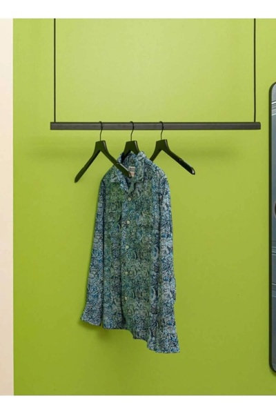 scoco Tavana Monte Ahşap Giysi Perakende Rafında Modern Asılı Elbise Askısı