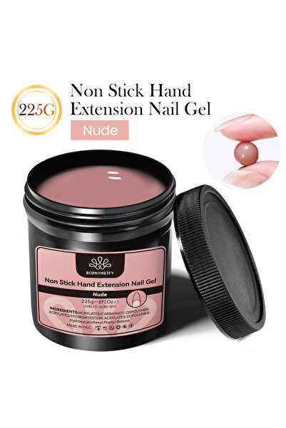 Born Pretty 225g Non Stıck Extensıon Gel (yapışkan Katsız Katı Tırnak Uzatma ...