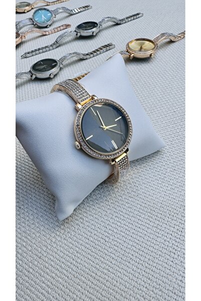 pullmarkt ساعة يد نسائية أنيقة مرصعة بالأحجار