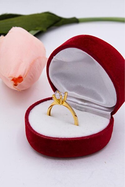 latif kuyumcu 22 Ayar Altın Tektaş Kadın Yüzük LKYZK1292