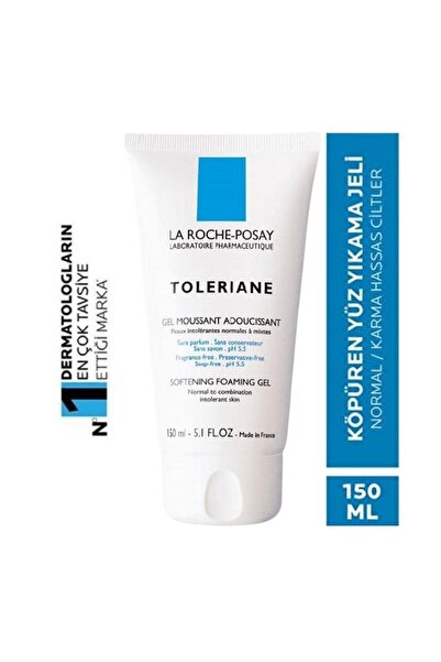 La Roche Posay Toleriane Foaming Temizleyici Jel 150 ml - Normal ve Karma Hassas Ciltler