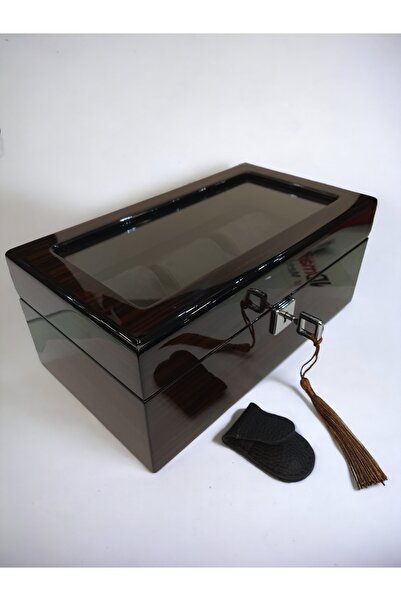 STAND MARKET Clock Box Special Production Wooden Graining Model 3 Pieces