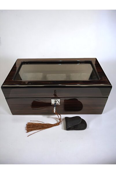 STAND MARKET Clock Box Special Production Wooden Graining Model 3 Pieces