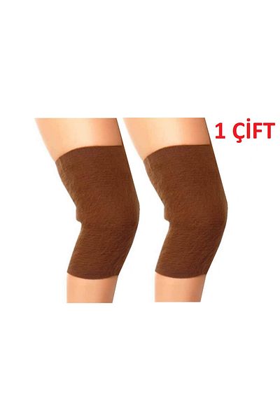 RAJ Camel Hair Wool Thermal Knee Pads Men Can Use - Wear Model - 1 Pair