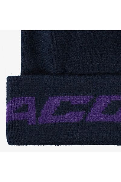 Lacoste قبعة رجالية منقوشة باللون الأزرق الداكن