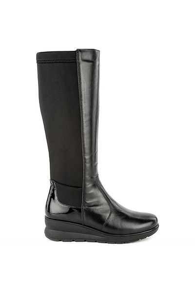 Muya Loubi 6 Point Anatomical Sole Zippered Genuine Leather Women's Boots