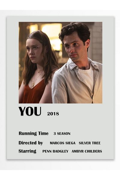 Postifull Αφίσα ταινίας - Αφίσα τοίχου - Αφίσα Polaroid Design, Χωρίς πλαίσιο - Χαρτί με παχιά επίστρωση