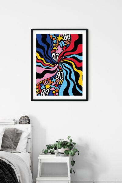 Postifull Indie Poster - Bedroom, Living Room and Wall Decor Painting - Unframed