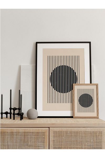 Postifull Minimal and Aesthetic Wall Painting, Frameless Poster, Living Room, Kitchen and Office Wall Decoration