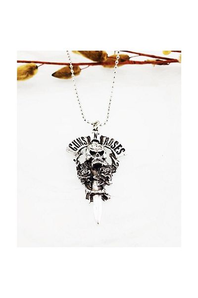 Bijustore Guns N Roses Men's Necklace Design