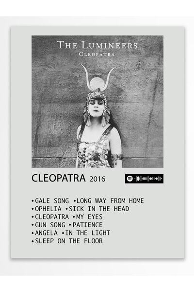 Postifull Αφίσα άλμπουμ Polaroid συμβατή με Spotify - Διακόσμηση τοίχου - Χαρ...