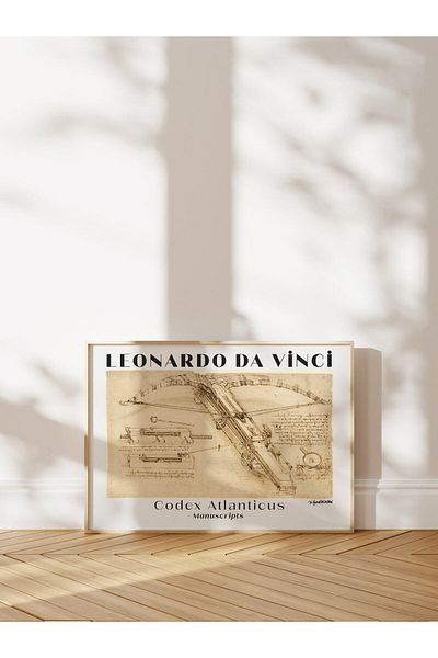 Postifull Αφίσα Leonardo Da Vinci Duar - Αφίσα σειράς τέχνης από χαρτί χωρίς πλαίσιο